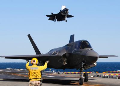 F-35B Landing on USS Wasp F-35B Landing on USS Wasp